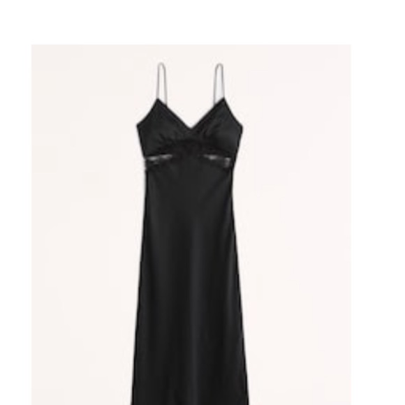 Abercrombie & Fitch Dresses Abercrombie Lace And Satin Slip Midi